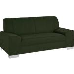Dunkelgrüne Domo Polstermöbel Zweisitzer-Sofas mit Armlehne Breite 150-200cm, Höhe 50-100cm, Tiefe 50-100cm 2 Personen 
