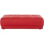 Reduzierte Rote Domo Polstermöbel Nachhaltige Kleinmöbel aus Kunstleder Breite 100-150cm, Höhe 0-50cm, Tiefe 50-100cm 