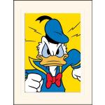 Entenhausen Donald Duck Poster mit Rahmen mit Rahmen 30x40 