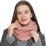 Reduzierte Rosa DonDon Schlauchschals & Loop-Schals aus Wolle für Damen Einheitsgröße für den für den Winter 