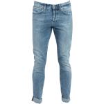Reduzierte Hellblaue DONDUP Slim Fit Jeans aus Baumwolle für Herren 