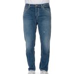 Reduzierte Blaue DONDUP Slim Fit Jeans aus Denim für Herren 