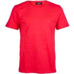 Reduzierte Rote Kurzärmelige DONDUP Kurzarm-Poloshirts aus Baumwolle für Herren Größe XL 