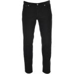 Schwarze Bestickte DONDUP Slim Fit Jeans aus Baumwolle für Herren 