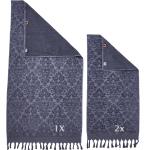 Reduzierte Anthrazitfarbene Unifarbene Handtücher Sets aus Frottee trocknergeeignet 70x140 3-teilig 