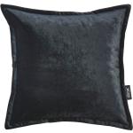 Schwarze Gesteppte Kissenbezüge & Kissenhüllen mit Reißverschluss aus Textil maschinenwaschbar 45x45 