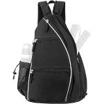 DONGKER Tennisrucksack,Oxford-Stoff Atmungsaktiv Tennistasche,Einfache/Doppelte Schulter Sporttasche mit Flaschenhalter für Damen und Herren