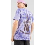 Reduzierte Batik Streetwear T-Shirts aus Baumwolle für Herren Größe L 
