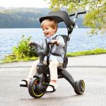 Schwarze Simple Parenting Transport & Verkehr Dreiräder klappbar 