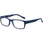 Blaue Rechteckige Vollrand Brillen aus Kunststoff Blaulichtschutz für Herren 