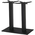 Schwarze Schreibtisch-Gestelle aus Gusseisen Breite 50-100cm, Höhe 50-100cm, Tiefe 0-50cm 