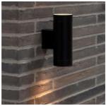 Schwarze Moderne Nordlux Tin Außenwandleuchten mit Bewegungsmelder aus Zinn GU10 
