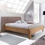 Hellbraune Moderne Nature Dream Rechteckige Kingsize Betten geölt aus Massivholz 160x200 Breite 200-250cm, Höhe 100-150cm, Tiefe 200-250cm 