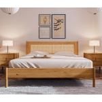 Moderne Main Möbel Paula Betten-Kopfteile geölt aus Massivholz 160x200 