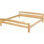 acerto Doppelbett ohne Lattenrost aus Kiefer massiv - 180x200 cm Leichter Aufbau Robuste Bauweise Massives Holz-Bett | Bettgestell - Holz 20221