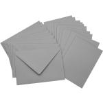 Graue Buttinette Klappkarten & Faltkarten DIN A6 aus Papier 10-teilig 
