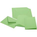 Hellgrüne Buttinette Klappkarten & Faltkarten DIN A6 aus Papier 10-teilig 