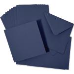 Marineblaue Buttinette Klappkarten & Faltkarten aus Papier 10-teilig 