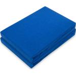 Royalblaue Spannbettlaken & Spannbetttücher aus Jersey trocknergeeignet 100x200 2-teilig 