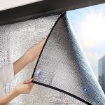 YOEBI Thermofolie Fenster Gegen Kälte,PVC Fenster Isolierung Fenster  Isolierung,Kälteschutzfolie Fenster,Transparent Isolierfolie Für