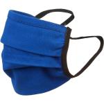 Doppeltseitige 2-lagige Gesichtsmaske Atem Mundschutz Staubmaske Hygienemaske Wiederverwendbar Waschbar Streetwear dunkelblau