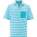 Reduzierte Hellblaue DoppiaA Shirts mit Tasche aus Frottee für Herren Größe XXL für den für den Sommer 