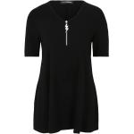 Schwarze Elegante Tunika-Kleider für Damen Größe 4 XL 