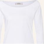 Weiße Langärmelige Dorothee Schumacher Off Shoulder Shirts & Schulterfreie Shirts aus Baumwolle für Damen Größe S 