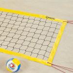 Dost Beachvolleyball Turniernetz, 8,5 X 1,0 M Beachvolleyball Netz gelb One Size