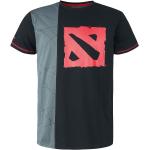 DOTA 2 - Gaming T-Shirt - Team Up - S bis L - für Männer - Größe L - schwarz/grau - EMP exklusives Merchandise