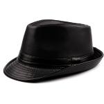 Schwarze Unifarbene Outdoorhüte 58 für Herren Größe XL für Partys für den für den Sommer 