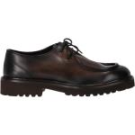 Reduzierte Dunkelbraune Business Doucal´s Derby Schuhe mit Schnürsenkel aus Leder rutschfest für Herren Größe 40 mit Absatzhöhe 3cm bis 5cm 