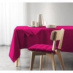 Fuchsiafarbene Unifarbene Douceur d'Intérieur Rechteckige Tischdecken aus Baumwollmischung maschinenwaschbar Breite 100-150cm, Höhe 200-250cm, Tiefe 200-250cm 