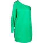 Reduzierte Grüne One Shoulder One-Shoulder-Kleider aus Baumwolle für Damen Größe M für den für den Sommer 