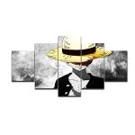 Reduzierte One Piece XXL Leinwandbilder strukturiert 30x60 
