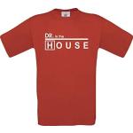 Dr. House Dr. in the House Kult T-Shirt,Größe XL,rot