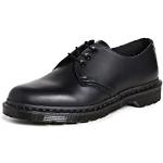 Reduzierte Schwarze Business Dr. Martens 1461 Mono Derby Schuhe mit Schnürsenkel aus Glattleder für Herren Größe 39 