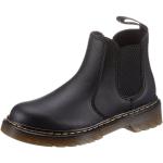 Reduzierte Schwarze Casual Dr. Martens 2976 Blockabsatz Chelsea-Boots mit Reißverschluss in Normalweite aus Leder für Kinder 
