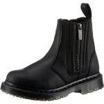 Schwarze Dr. Martens Runde Stiefeletten & Boots mit Reißverschluss in Normalweite wasserabweisend für den für den Winter 