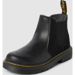 Schwarze Unifarbene Dr. Martens Chelsea Chelsea-Boots mit Reißverschluss aus Leder für Kinder Größe 33 
