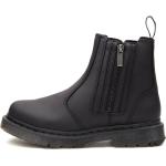 Schwarze Dr. Martens Chelsea Ankle Boots & Klassische Stiefeletten aus Leder für Damen Größe 37 
