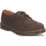 Reduzierte Braune Business Dr. Martens 1461 Derby Schuhe aus Leder für Damen Größe 42 mit Absatzhöhe bis 3cm 