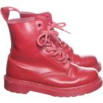 Rote Dr. Martens Stiefel mit Schnürsenkel Größe 38 