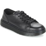 Schwarze Dr. Martens Dante Low Sneaker aus Leder für Herren Größe 46 mit Absatzhöhe bis 3cm 