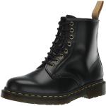 DR. MARTENS Unisex 8 Eye Boots, Black Norfolk Flat & Black Borg Fleece, 46 EU