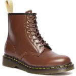 DR. MARTENS Unisex 8 Eye Boots, Brown Norfolk Flat & Brown Borg Fleece, 46 EU