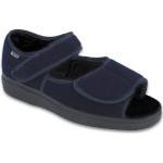 Blaue Elegante Dr. Orto Orthopädische Schuhe mit Klettverschluss aus Textil Atmungsaktiv für Herren Größe 46 