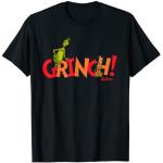 Schwarze Der Grinch T-Shirts für Damen Größe S für den für den Sommer 