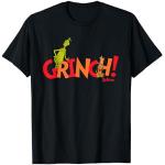 Schwarze Der Grinch T-Shirts für Damen Größe S 