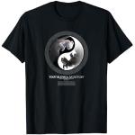 Schwarze Drachenzähmen leicht gemacht Ying Yang T-Shirts für Herren Größe S 